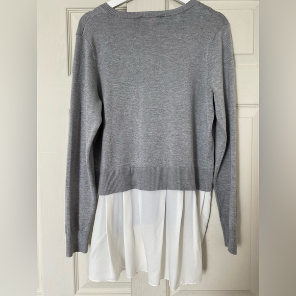 Adrianna Papell Gray Knit Sweater - Picture 2 of 7